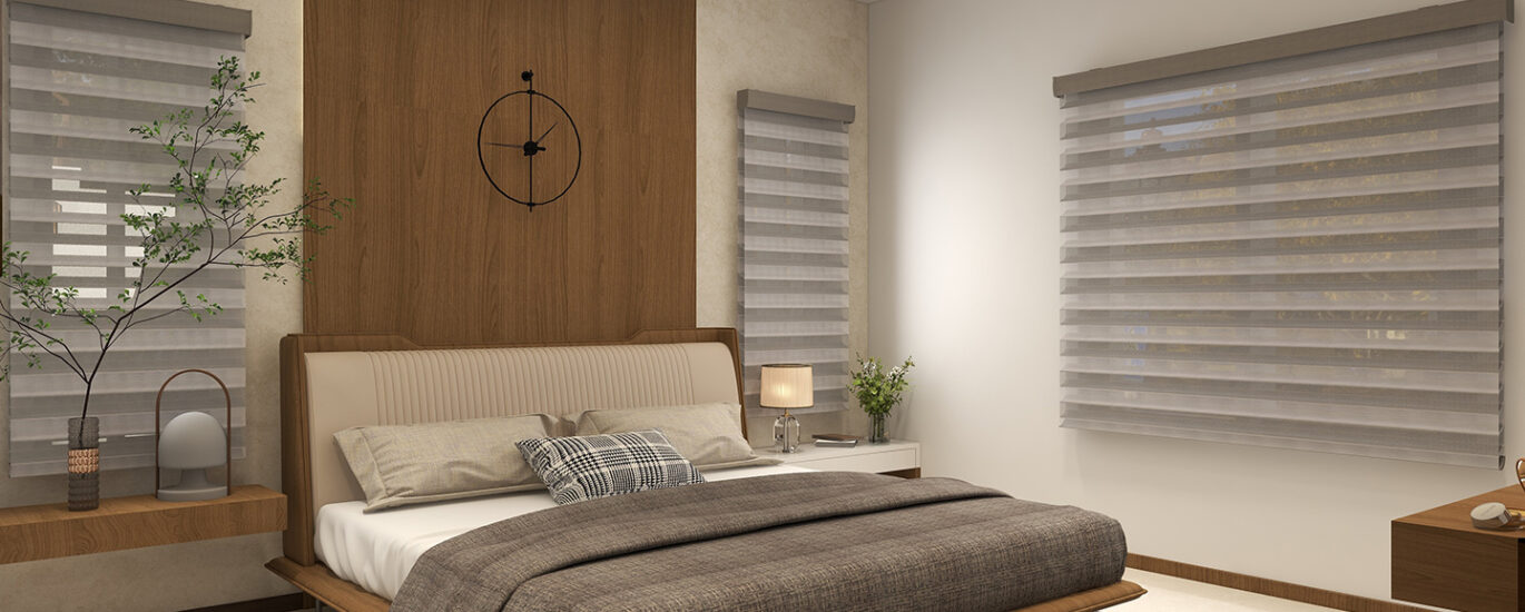 A stylish modern living room featuring neutral tones, cozy seating, natural lighting, and minimalist décor—designed by DR Interio for a perfect blend of comfort and sophistication.