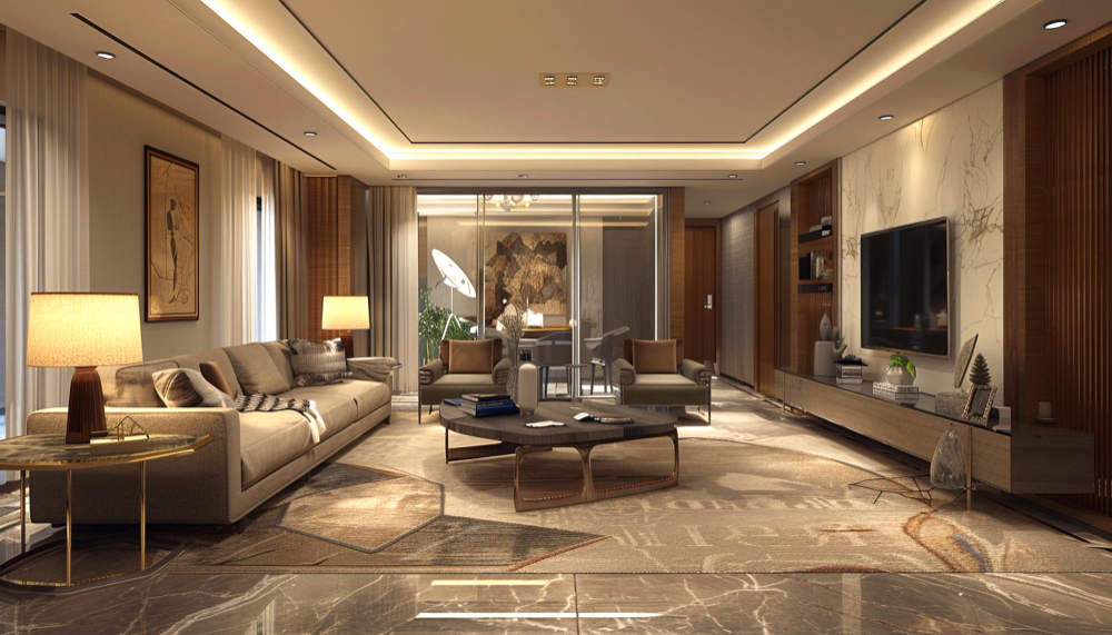 Modern home interior design by DR Interio in Trivandrum and Kochi